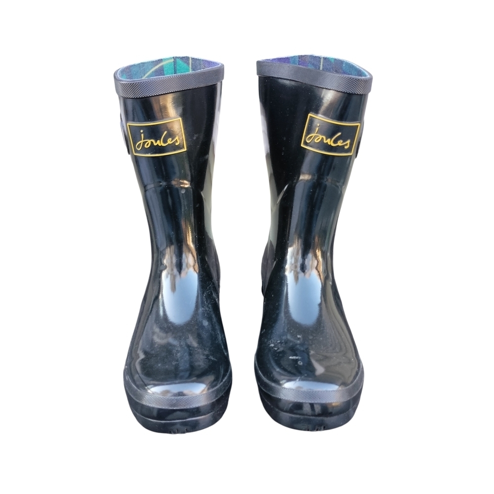 Joules Kelly Welly Gloss Mid-Calf Rubber Rain Boots Sz6